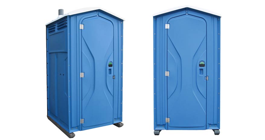 Long-term porta potty units on site in Wedgefield, South Carolina